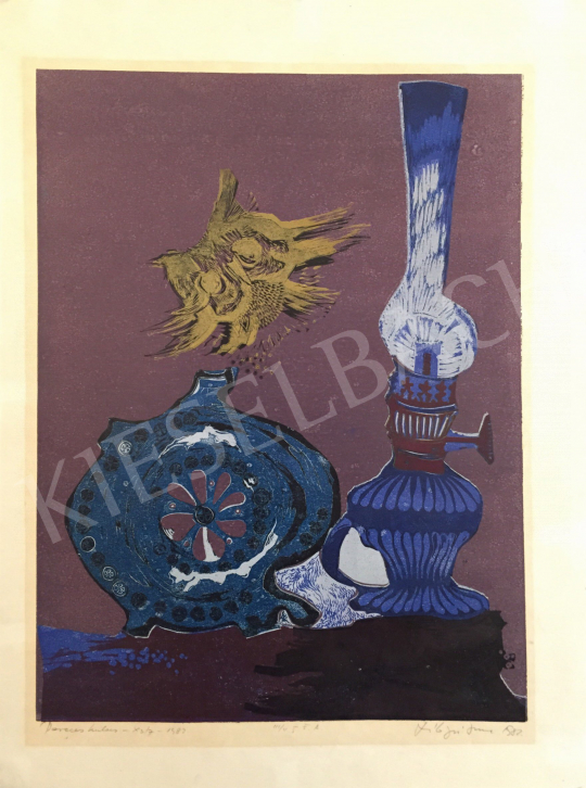 For sale  Szilágyi, Imre - Flask, 1982 's painting