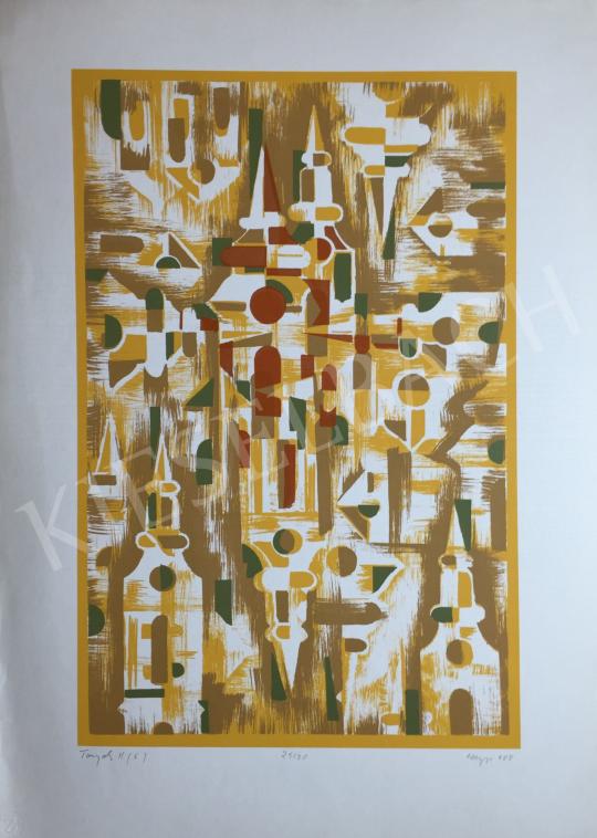 For sale Hegyi, György (Schönberger György) - Towers II., 1988 's painting