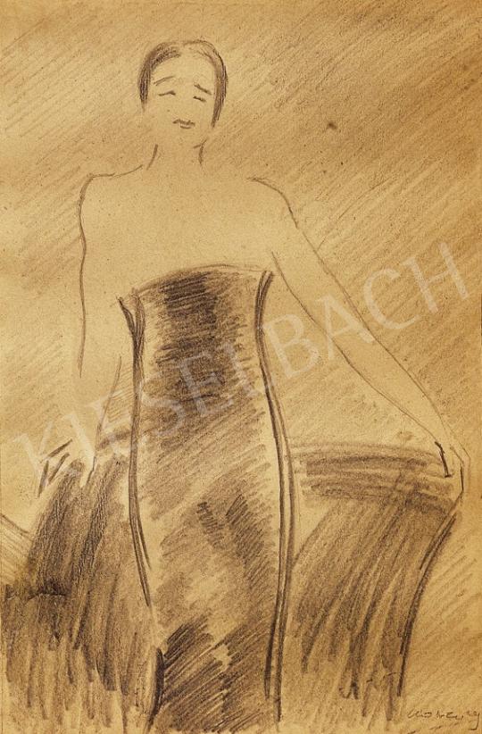  Vaszary, János - Woman in a gown | 7th Auction auction / 11 Lot