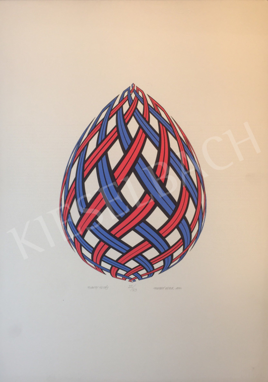 For sale  Prutkay, Péter (Prutkai Péter) - Braided Egg, 1996 's painting