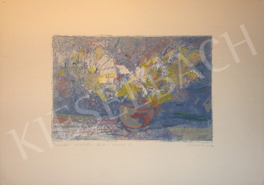 Eladó Vilhelm Károly - Virágcsendélet, 1997 festménye