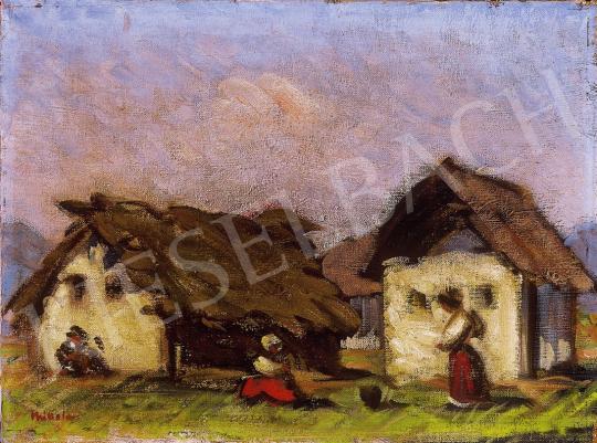 Mikola, András - Gipsy shanties in Nagybánya | 7th Auction auction / 15 Lot