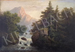  Unknown Artist with Hein Signaturne - River, Backgrounds with Mountains 