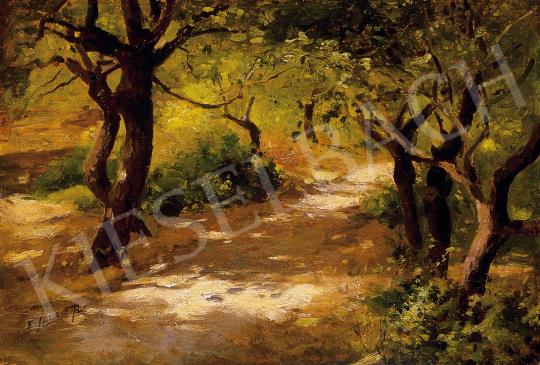  Edvi Illés, Aladár - Forest path | 7th Auction auction / 22 Lot