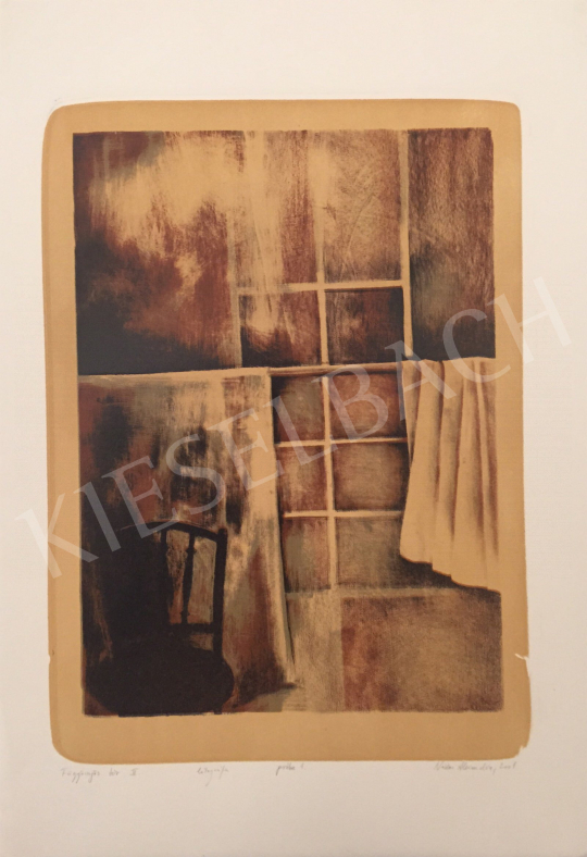 For sale  Nádas, Alexandra - Curtained Space II., 2001 's painting