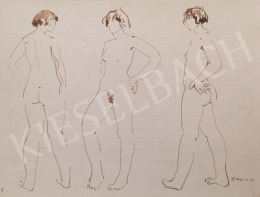 Dániel, Kornél Miklós (Fisch Kornél) - Standing Nude Studies, 1993 