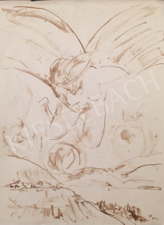 For sale Dániel, Kornél Miklós (Fisch Kornél) - Angel, 1992 's painting