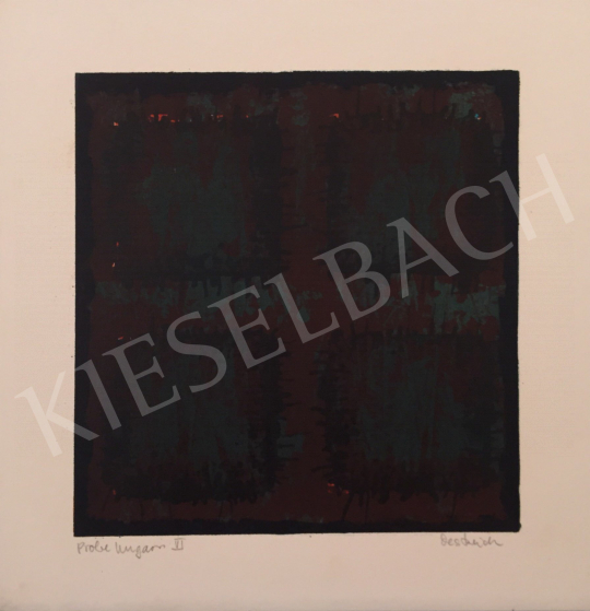 For sale  Unknown Artist with Oestreich Signature - Probe Ungarn VI., 1999 's painting