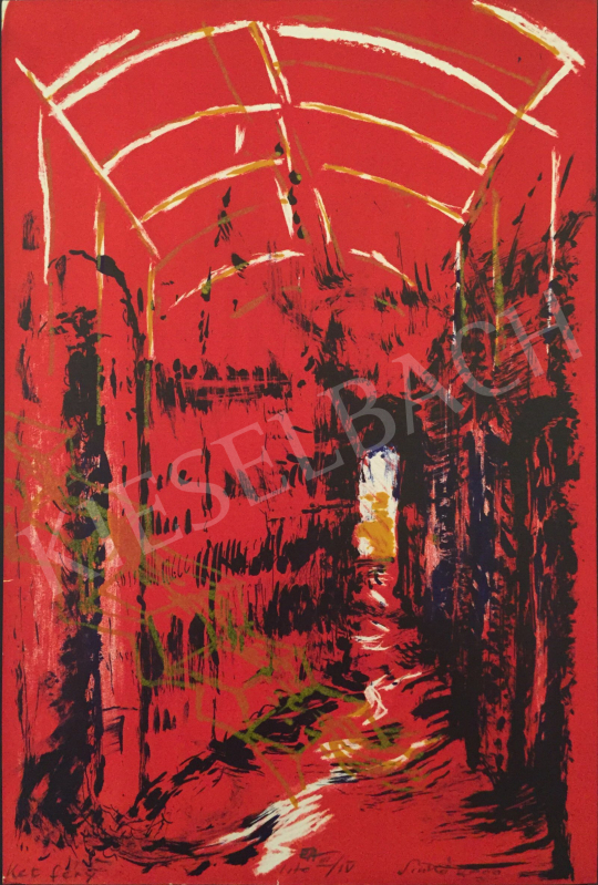 Eladó  Sinkó István - Két fény, 2000 festménye
