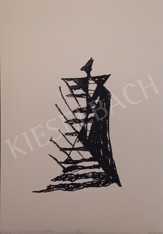 Eladó  Balás Eszter - Rajzok a tudatallatiból: Kettős, 1998 festménye
