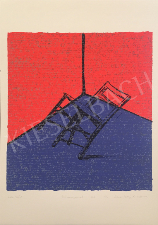 For sale Szőnyi, Krisztina - Chair Letter, 2001 's painting