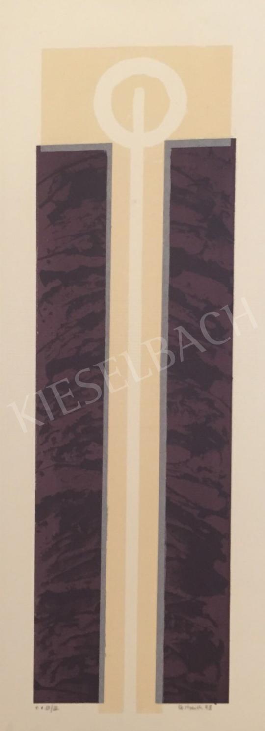 For sale  Unknown Artist with Oestreich Signature - Brown Beige Composition, 1998 's painting