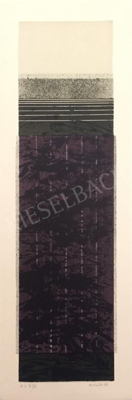  Unknown Artist with Oestreich Signature - Grey Liliac Composition, 1998 