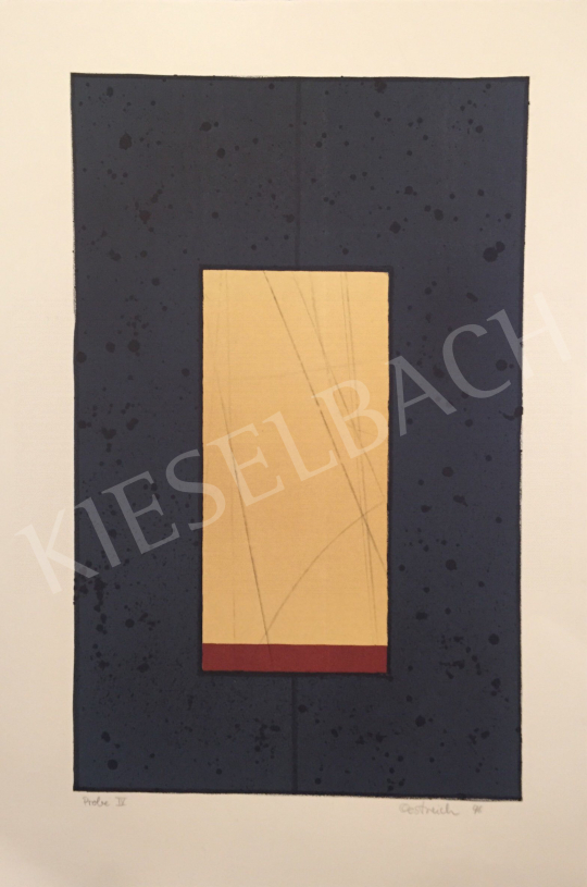 For sale  Unknown Artist with Oestreich Signature - Probe IV., 1996 's painting