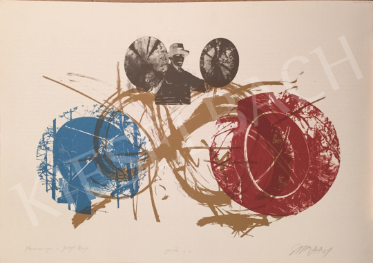 Eladó  Szirányi István - Hommage á Joseph Beuys. 1995 festménye