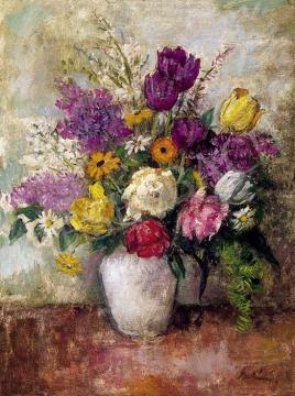  Belányi, Viktor - Still life with flowers and wild flowers | 7th Auction auction / 63 Lot