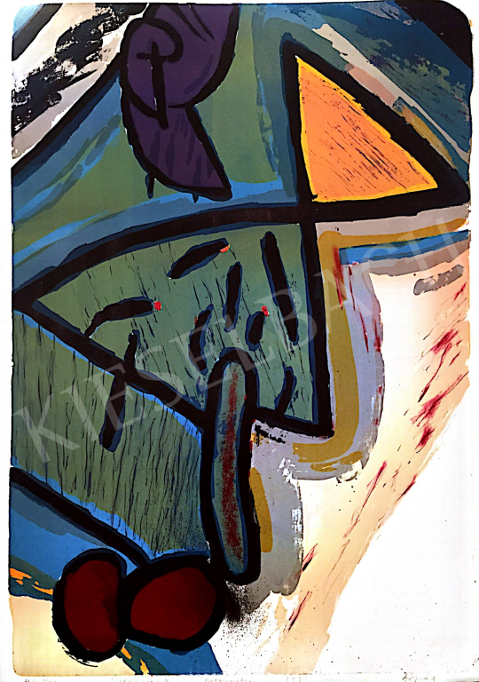  Szabados, Árpád - Triple Image II., 1993 painting