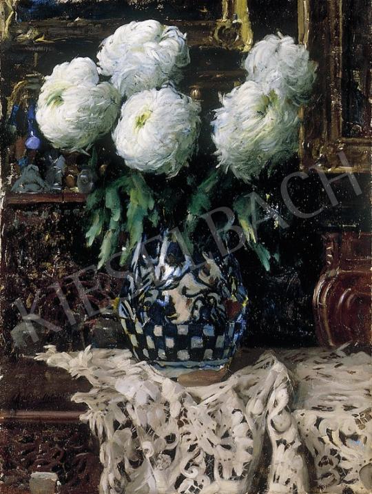  Pentelei Molnár, János - Still life with chrysanthemums | 7th Auction auction / 102 Lot