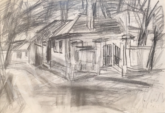 For sale  Gaál, Imre - Village, 1963 's painting