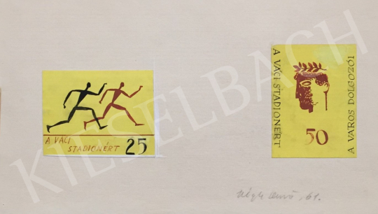 For sale Végh, Dezső - Stamp Plan II., 1961 's painting