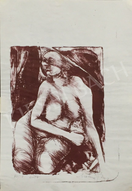  Molnár, Dénes - Sitting Female Nude 