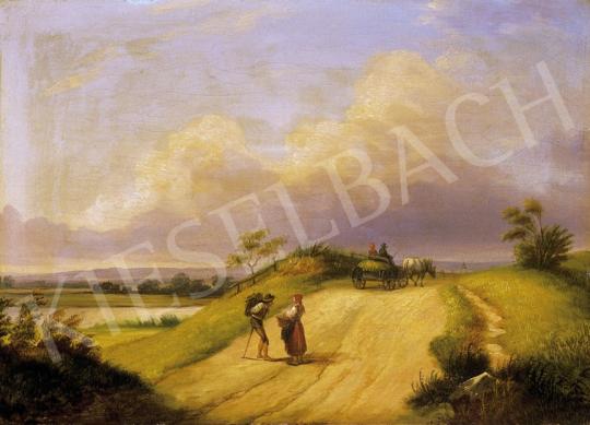 Ismeretlen osztrák festő, 19. század közepe - Találkozás | 7. Aukció aukció / 118 tétel