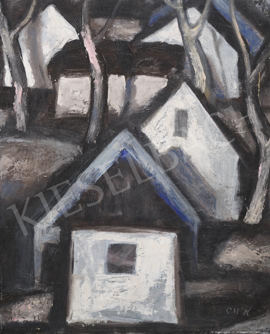  Chemez, Árpád - Village painting