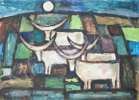  Chemez, Árpád - Cows painting
