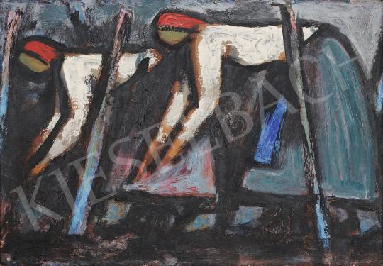  Chemez, Árpád - Workers painting