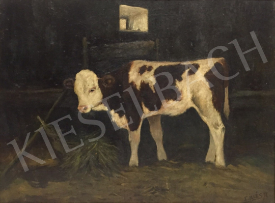  Edvi Illés, Aladár - Cow painting