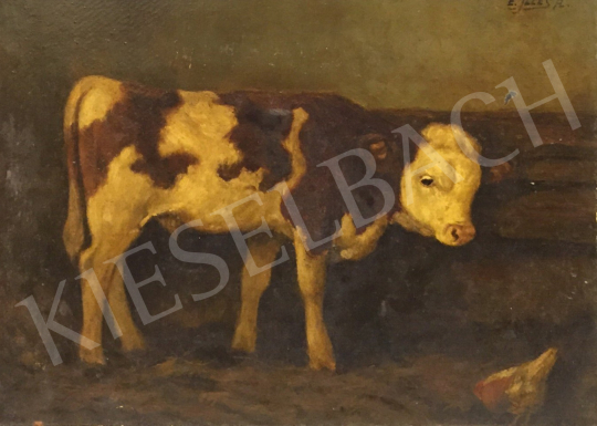  Edvi Illés, Aladár - Cow painting