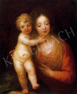 Ismeretlen festő, 18. század - Madonna kisdeddel 