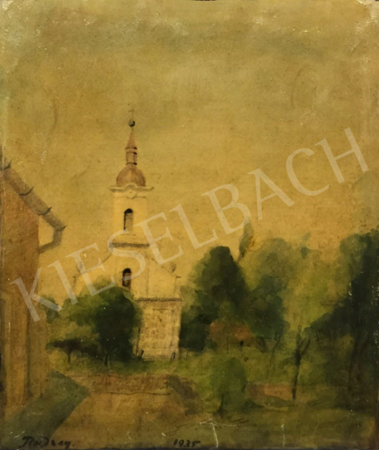  Rudnay Gyula - Templom, 1935 festménye