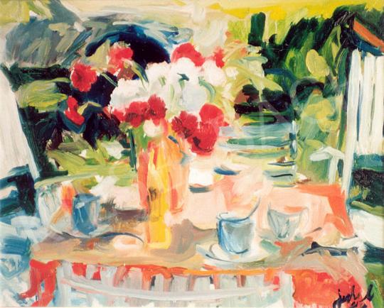  Jeckel, Ferenc - Still Life in the Morning, 1988 painting