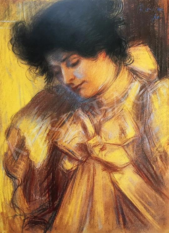 Rippl-Rónai József - Párizsi hölgy (Lazarine), 1896 festménye