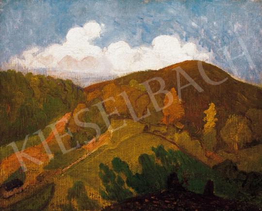 Rippl-Rónai József - Banyuls-i táj ( Őszi kép) festménye
