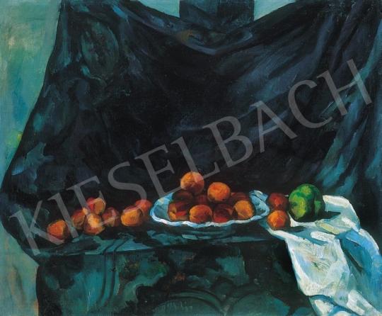 Perlrott Csaba, Vilmos - Still-Life with Peaches, 1919 painting