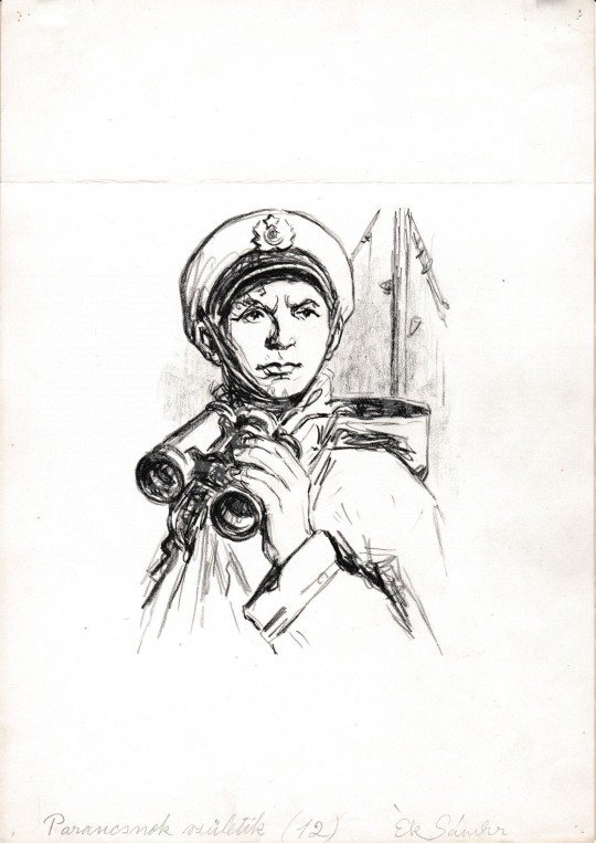 For sale  Ék, Sándor (Alex Keil) - Commander 's painting
