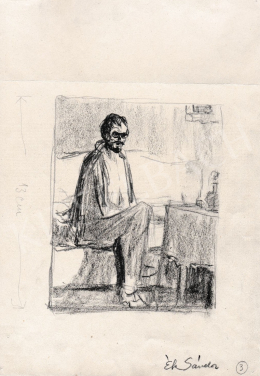  Ék, Sándor (Alex Keil) - Man Sitting on Sofa 