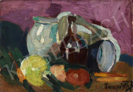  Nemes Lampérth, József - Still Life in the Kitchen, 1910 painting