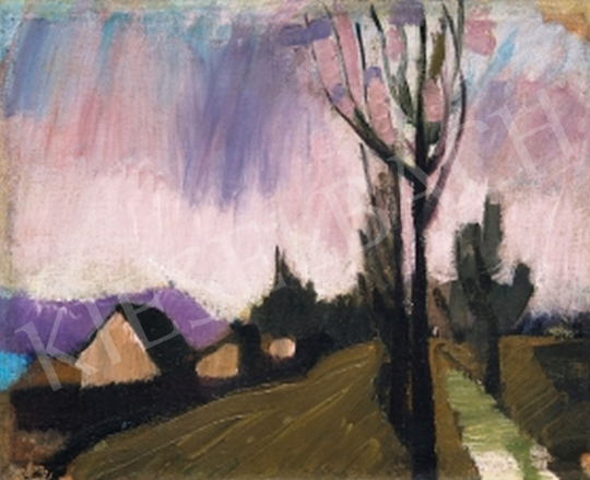  Nemes Lampérth, József - Trees and Houses painting