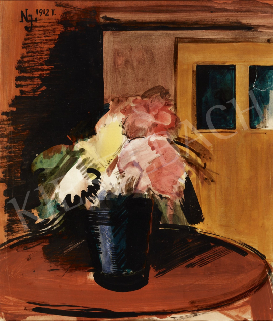  Nemes Lampérth, József - Still Life, 1912 painting