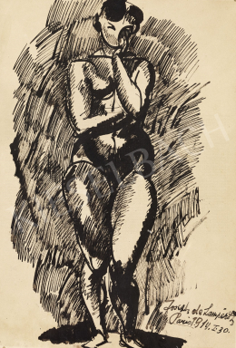  Nemes Lampérth, József - Female Nude, 1914 