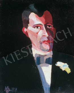  Nemes Lampérth, József - Male Portrait, 1917 