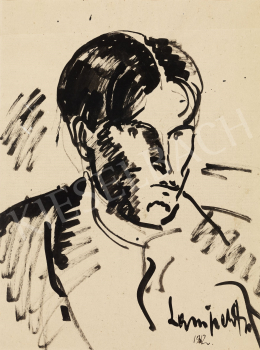  Nemes Lampérth, József - Self-Portrait, 1912 