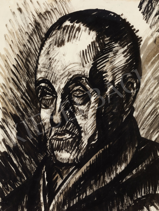  Nemes Lampérth, József - Blonde Man, 1919 painting