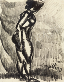  Nemes Lampérth, József - Nude Standing, 1913 