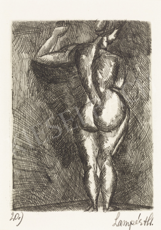  Nemes Lampérth, József - Female Nude, 1920 painting