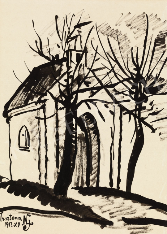  Nemes Lampérth, József - Chapel (Tresztera), 1912 painting