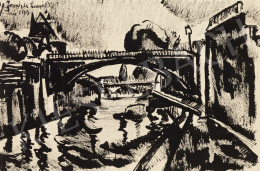  Nemes Lampérth József - Szajna-híd (Pont-Neuf), 1913 